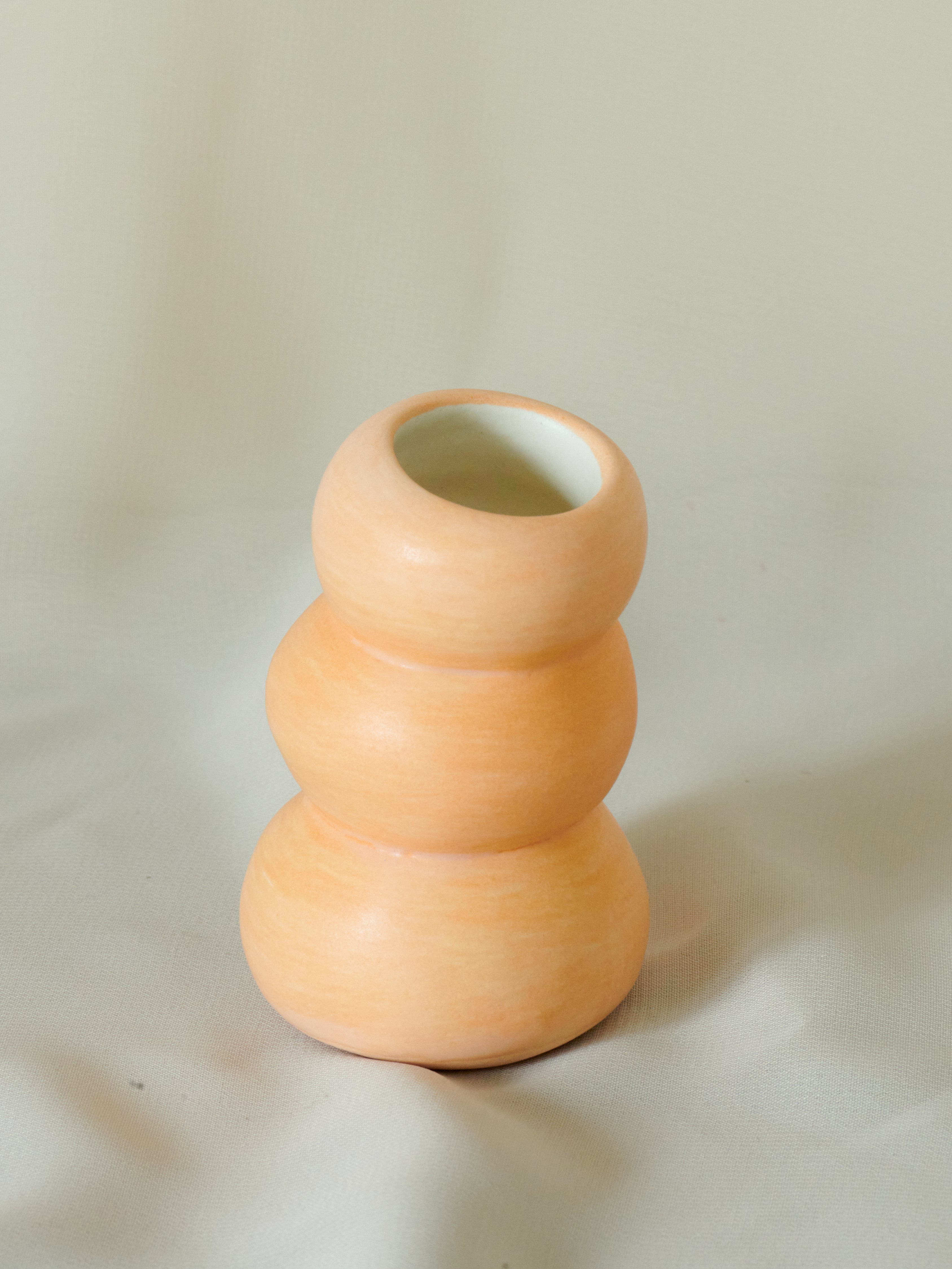 Mini Bubble Bud Vase in Tangerine by Studio Arugula